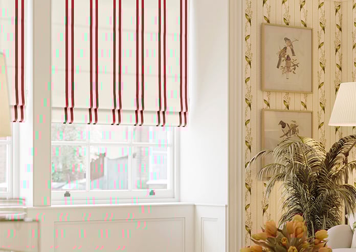 Winnies Stripe, Pillbox - Roman Blind - Image 5